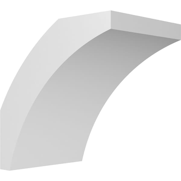 Ekena Millwork 6-in. W x 8-in. D x 8-in. H Thorton Architectural Grade PVC Knee Brace BRCP06X08X08THR - main